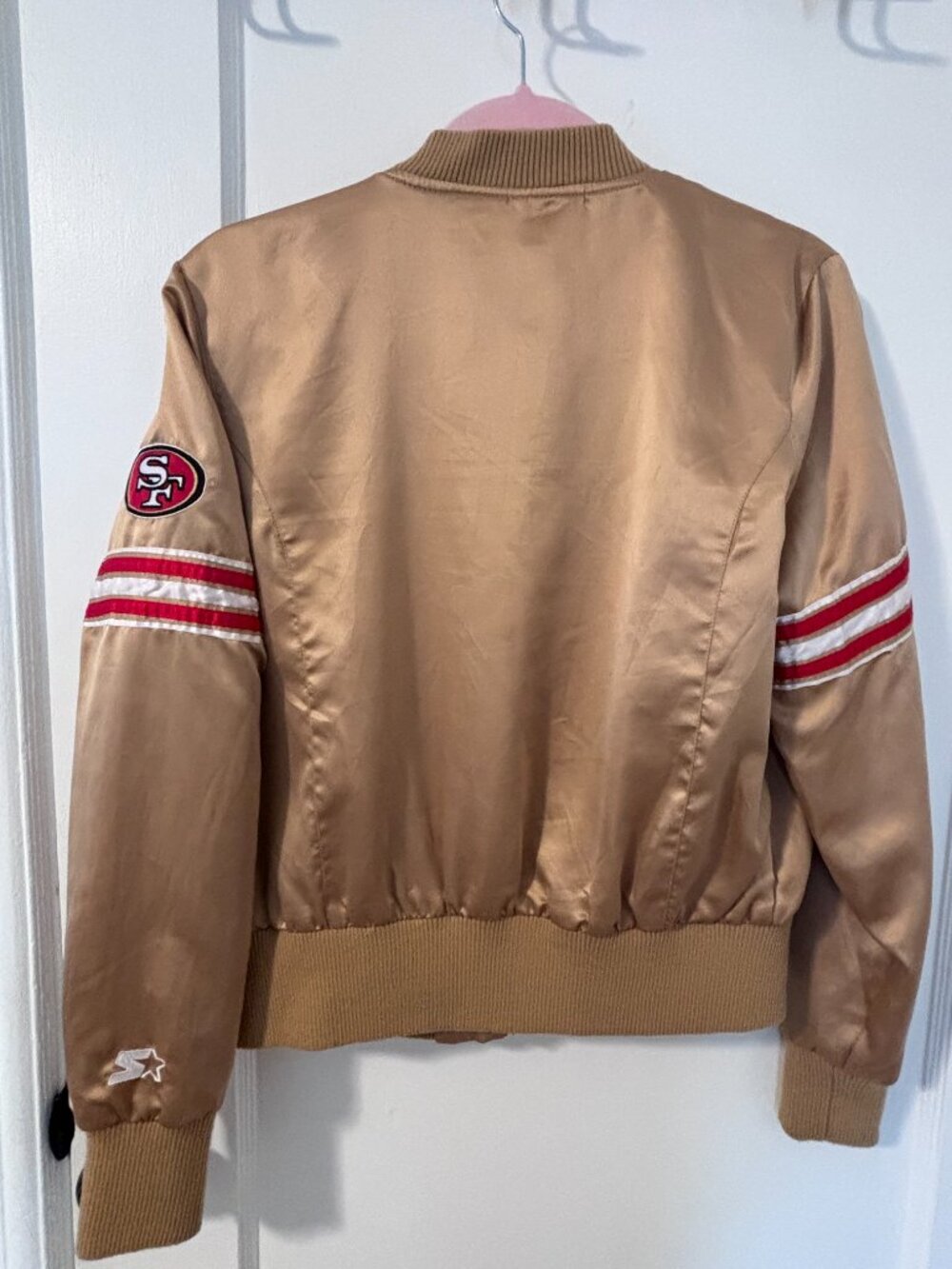 SF Niners Golden Bomber Jacket - Women's Medium - Picture 2 of 3